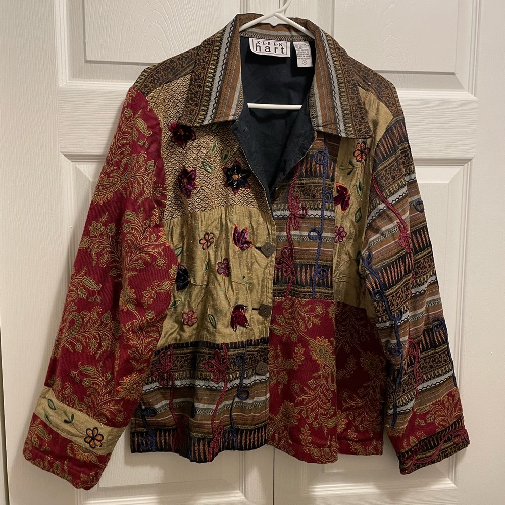 Patchwork Hobo Hippie Jacket - image 1